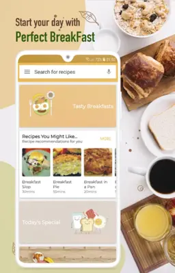 Breakfast Recipes android App screenshot 14