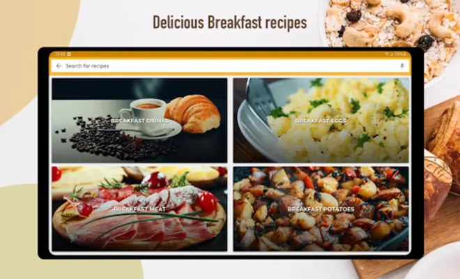 Breakfast Recipes android App screenshot 2